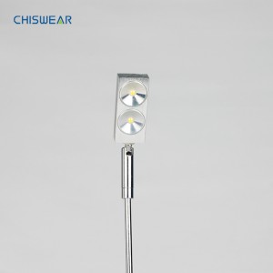 2W Jewelry Display Lighting Fixture LED Mini Stand Spotlights 110 Beam Angle, 180Lm