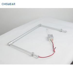 Display Cabinet Rotating LED Bar Jewelry Showcase Light CHIA8428-10W