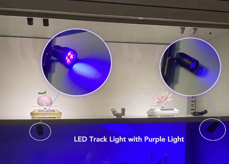 Customized Case of LED Track Light – LED Track Light with Purple Light