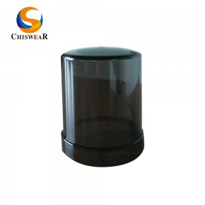 Customize Black / Gray Transparent Photocell Sensor Accessories Dome / Shell