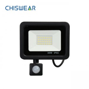 Die-cast Aluminium Spotlight Floodlight Outdoor with PIR Motion Sensor 100W 200W 300W 400W