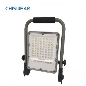 Adjustable and Folding Portable LED Chargeable Work Light for Camping Hunting 100w,200w,300W